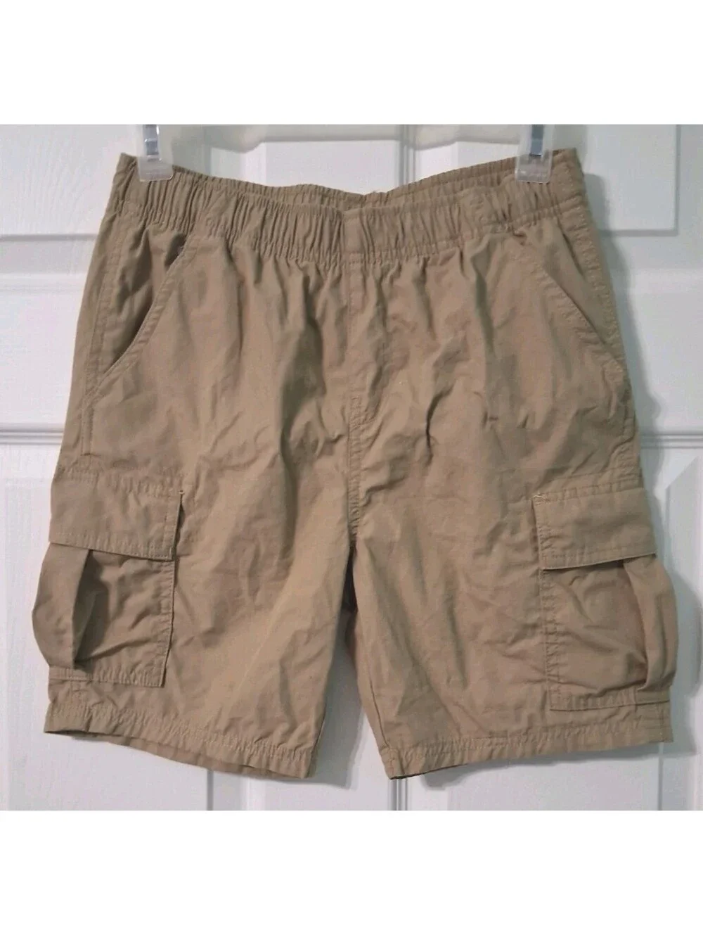 Place, Boys Shorts, Size 10 Husky, 100% Cotton Cargo, Khaki, EUC